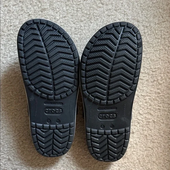 CROCS Platform Black Clogs - Picture 3 of 3